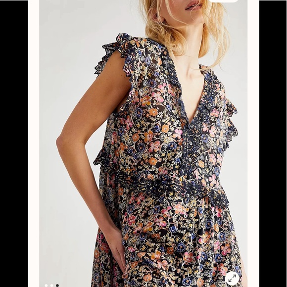 NWT Free People Milania Maxi Dress - Picture 6 of 7